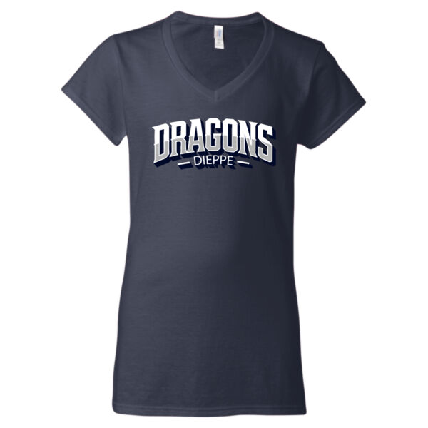 Adult Women's Softstyle® V-Neck T-Shirt Thumbnail